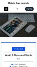 Mobile App Launch (screenshot mobile)