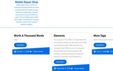 Mobile Repair Shop (screenshot desktop)