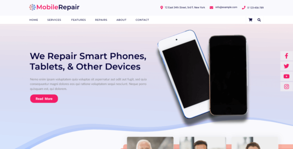 Mobile Repair Zone (WordPress)