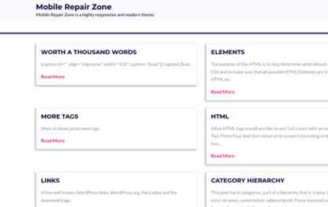 Mobile Repair Zone (screenshot desktop)