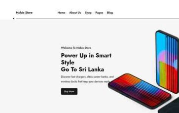 Mobix Store (screenshot desktop)