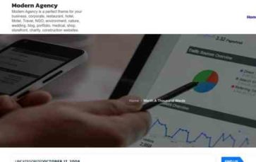 Modern Agency (screenshot desktop)