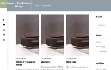 Modern Architecture Design (screenshot desktop)