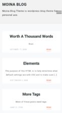 Moina Blog (screenshot mobile)