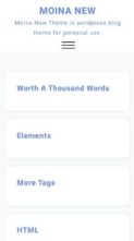 Moina New (screenshot mobile)