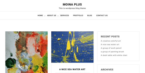 Moina Plus (WordPress)