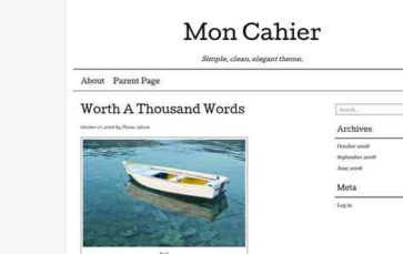 Mon Cahier (screenshot desktop)