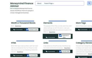 Moneymind Finance Advisor (screenshot desktop)