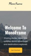 MonoFrame (screenshot mobile)