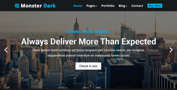 Monster Dark (WordPress)