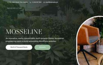 Mosseline (screenshot desktop)