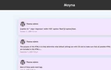 Moyna (screenshot desktop)