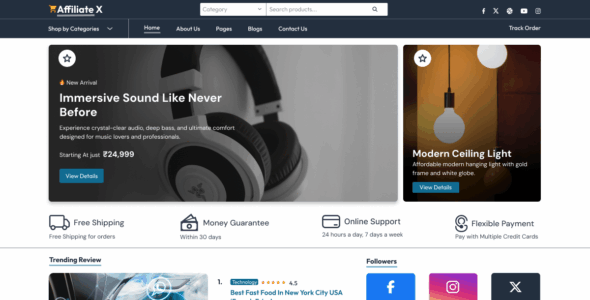 Multi Review Blog (WordPress)