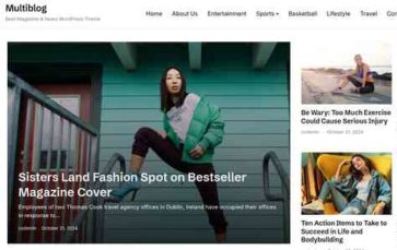 Multiblog (Themes Artist) - (screenshot desktop)