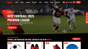 Multipurpose Sports Club (WordPress)