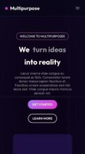 Multipurposee (screenshot mobile)