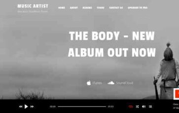 Music Artist (screenshot desktop)