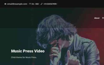 Music Press Video (screenshot desktop)