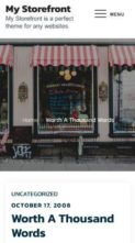 My Storefront (screenshot mobile)