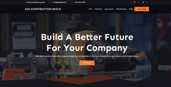 NAS Construction Build (WordPress)