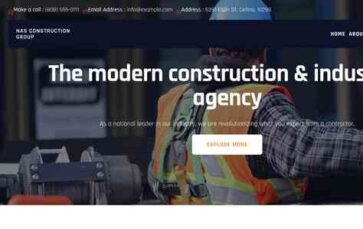 Nas Construction Group (screenshot desktop)
