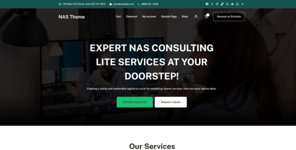 NAS Consulting Lite (WordPress)