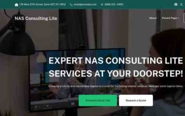 NAS Consulting Lite (screenshot desktop)