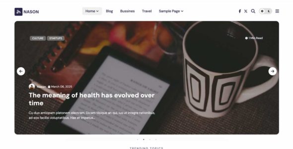 Nason Magazine Blog (WordPress)