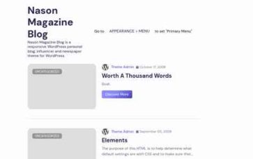 Nason Magazine Blog (screenshot desktop)