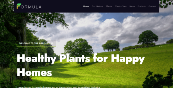 Nature Formula (WordPress)
