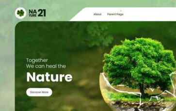 Nature21 (screenshot desktop)