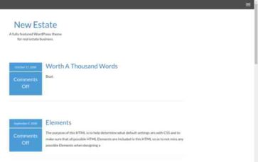 New Estate (screenshot desktop)