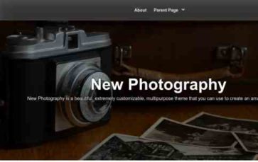 New Photography (screenshot desktop)