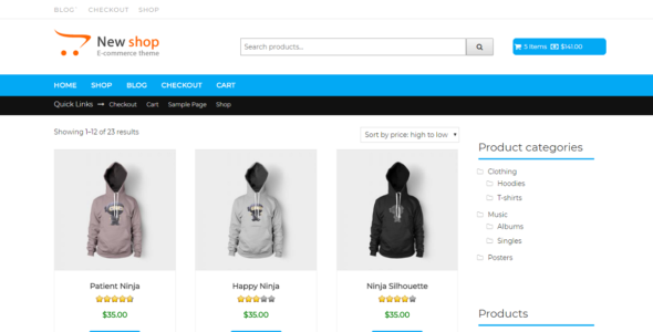 New Shop (WordPress)