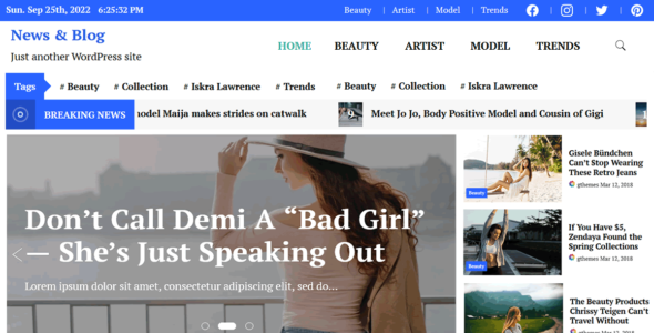 News Blog (WordPress)