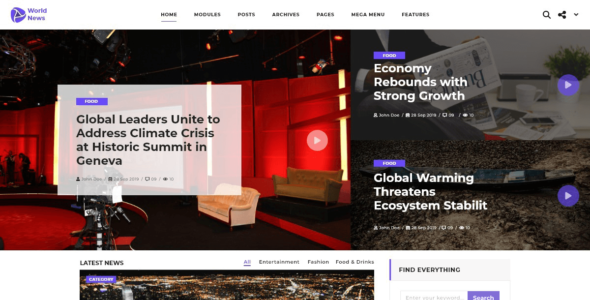 News Current Affair (WordPress)