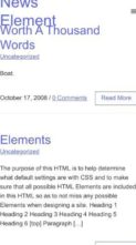 News Element (screenshot mobile)