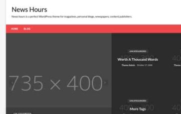 News Hours (screenshot desktop)