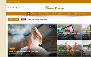 News Promo (screenshot desktop)