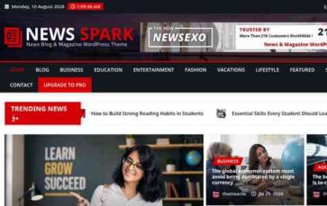 News Spark (screenshot desktop)