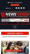 News Spark (screenshot mobile)