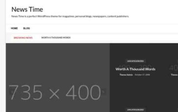 News Time (Silk Themes) (screenshot desktop)