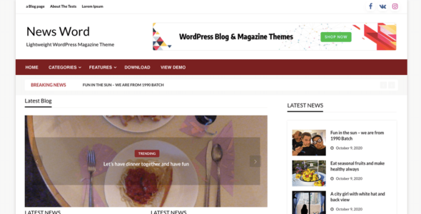 News Word (WordPress)