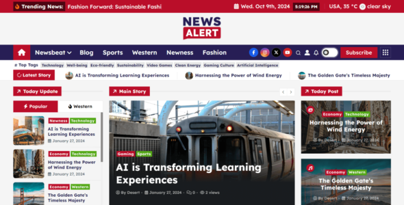 NewsAlert (WordPress)