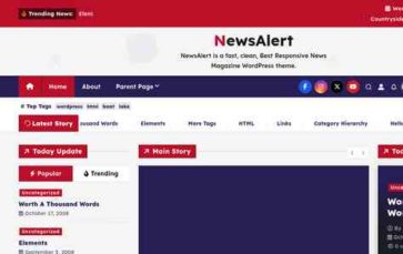 NewsAlert (screenshot desktop)