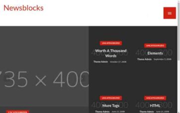 Newsblocks (screenshot desktop)