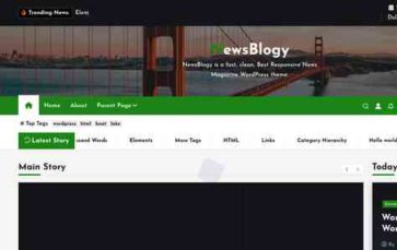 NewsBlogy (screenshot desktop)