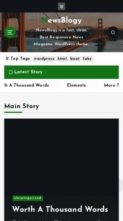 NewsBlogy (screenshot mobile)