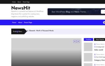 NewsHit (screenshot desktop)