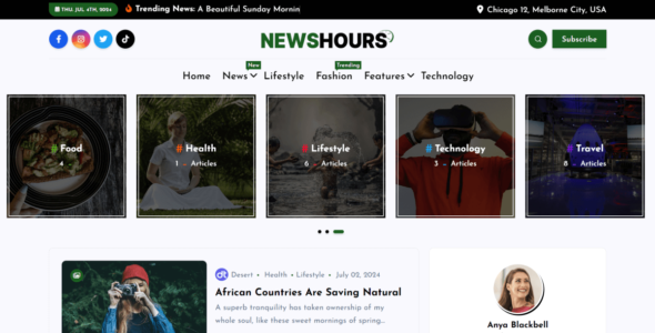 NewsHours (WordPress)